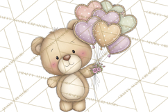 Valentine Animals Clipart PNG, Cute Animal Valentine Product Image 5