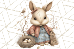 Spring Woodland Animal Clipart, Forest Animals PNG Product Image 2