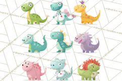 Dinosaur Veterinarian Clipart Cute Pet Care PNG Product Image 2