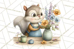 Cottagecore Animals PNG, Woodland Critters Clipart Product Image 2
