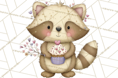 Valentine Animals Clipart PNG, Cute Animal Valentine Product Image 4