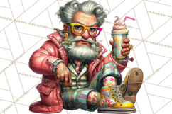 Funky Grandpa Clipart PNG Quirky Senior Cartoon Characters Product Image 4