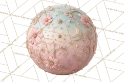 Celestial Spring PNG, Stars Florals Clipart, Dreamy Gradient Product Image 5