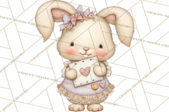 Valentine Animals Clipart PNG, Cute Animal Valentine Product Image 5