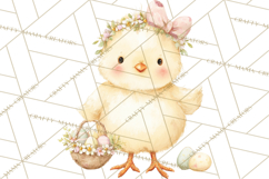Spring Pets Clipart PNG, Cute Baby Animals Watercolor Product Image 2