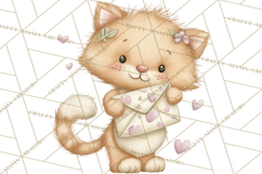 Valentine Animals Clipart PNG, Cute Animal Valentine Product Image 3