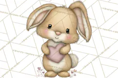 Valentine Animals Clipart PNG, Cute Animal Valentine Product Image 4