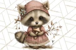 Spring Woodland Animal Clipart, Forest Animals PNG Product Image 5