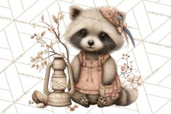 Spring Woodland Animal Clipart, Forest Animals PNG Product Image 3