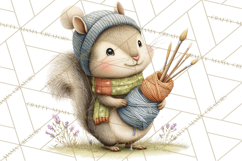Cottagecore Animals PNG, Woodland Critters Clipart Product Image 3