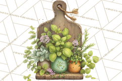 Vintage Herbal Apothecary Clipart, Spring Botanical Png Product Image 3