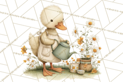 Vintage Spring Animals Clipart, Tea Party Picnic Png Product Image 3