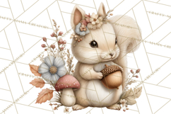Spring Woodland Animal Clipart, Forest Animals PNG Product Image 2