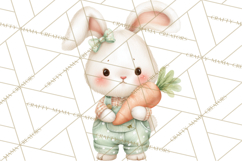 Spring Pets Clipart PNG, Cute Baby Animals Watercolor Product Image 2