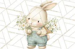 Spring Pets Clipart PNG, Cute Baby Animals Watercolor Product Image 5