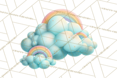 Rainy Day Clipart, Spring Weather Clip Art PNG, Umbrella Product Image 5