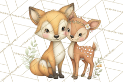 Spring Animals Clipart, Baby Bunny Lamb Chick Duckling Png Product Image 3