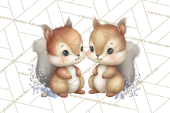 Spring Animals Clipart, Baby Bunny Lamb Chick Duckling Png Product Image 4