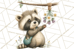 Cottagecore Animals PNG, Woodland Critters Clipart Product Image 4