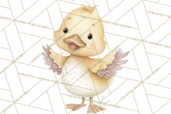 Spring Animals Clipart, Baby Bunny Lamb Chick Duckling Png Product Image 5