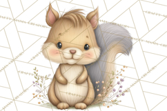 Spring Animals Clipart, Baby Bunny Lamb Chick Duckling Png Product Image 4