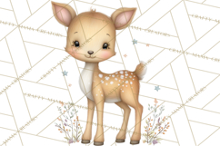 Spring Animals Clipart, Baby Bunny Lamb Chick Duckling Png Product Image 4