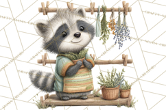 Cottagecore Animals PNG, Woodland Critters Clipart Product Image 5