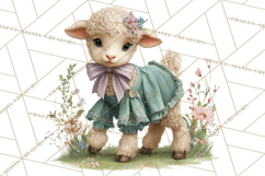 Spring Baby Animals Clipart PNG, Cute Easter and Spring Png Product Image 5