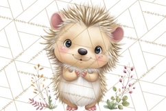 Spring Animals Clipart, Baby Bunny Lamb Chick Duckling Png Product Image 5