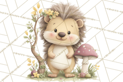 Spring Animals Clipart, Baby Bunny Lamb Chick Duckling Png Product Image 2