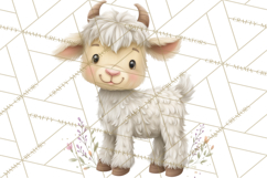 Spring Animals Clipart, Baby Bunny Lamb Chick Duckling Png Product Image 5