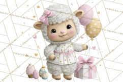 Easter Bakery Critters, Cute Mini World Animals, Pastel Png Product Image 2