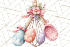 Easter Baking Clipart, Cute Easter Bakers, Pastel Cookies Product Image 2