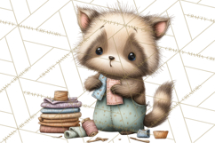 Cottagecore Animals PNG, Woodland Critters Clipart Product Image 2