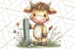 Spring Animals Clipart, Baby Bunny Lamb Chick Duckling Png Product Image 2