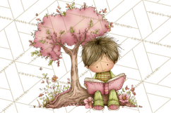 Adorable Spring Kids Clipart, Playful Children Clip Art PNG Product Image 3
