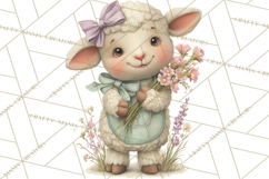 Spring Baby Animals Clipart PNG, Cute Easter and Spring Png Product Image 3
