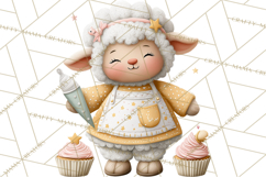 Easter Bakery Critters, Cute Mini World Animals, Pastel Png Product Image 3