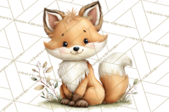 Spring Animals Clipart, Baby Bunny Lamb Chick Duckling Png Product Image 5
