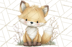 Spring Animals Clipart, Baby Bunny Lamb Chick Duckling Png Product Image 2