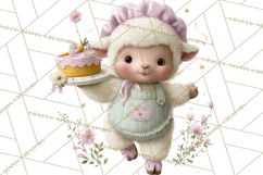 Easter Bakery Critters, Cute Mini World Animals, Pastel Png Product Image 4