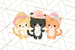 Kawaii Cat Clipart, Cute Kitten PNG, Fun Cat Illustrations Product Image 4