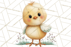 Spring Animals Clipart, Baby Bunny Lamb Chick Duckling Png Product Image 5