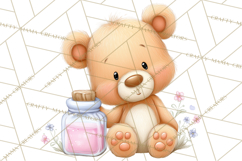 Spring Baby Animal Clipart, Baby Animals PNG, Pastel Nursery Product Image 3