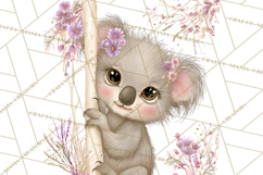 Peeking Large-Eyed Easter Animals PNG Pastel Illustrations Product Image 4