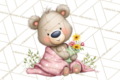 Spring Baby Animal Clipart, Baby Animals PNG, Pastel Nursery Product Image 4
