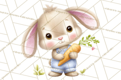 Spring Baby Animal Clipart, Baby Animals PNG, Pastel Nursery Product Image 5