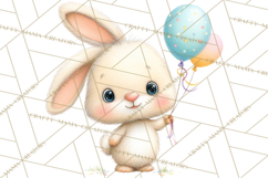 Spring Baby Animal Clipart, Baby Animals PNG, Pastel Nursery Product Image 2