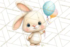 Spring Baby Animal Clipart, Baby Animals PNG, Pastel Nursery Product Image 2