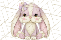 Peeking Large-Eyed Easter Animals PNG Pastel Illustrations Product Image 3
